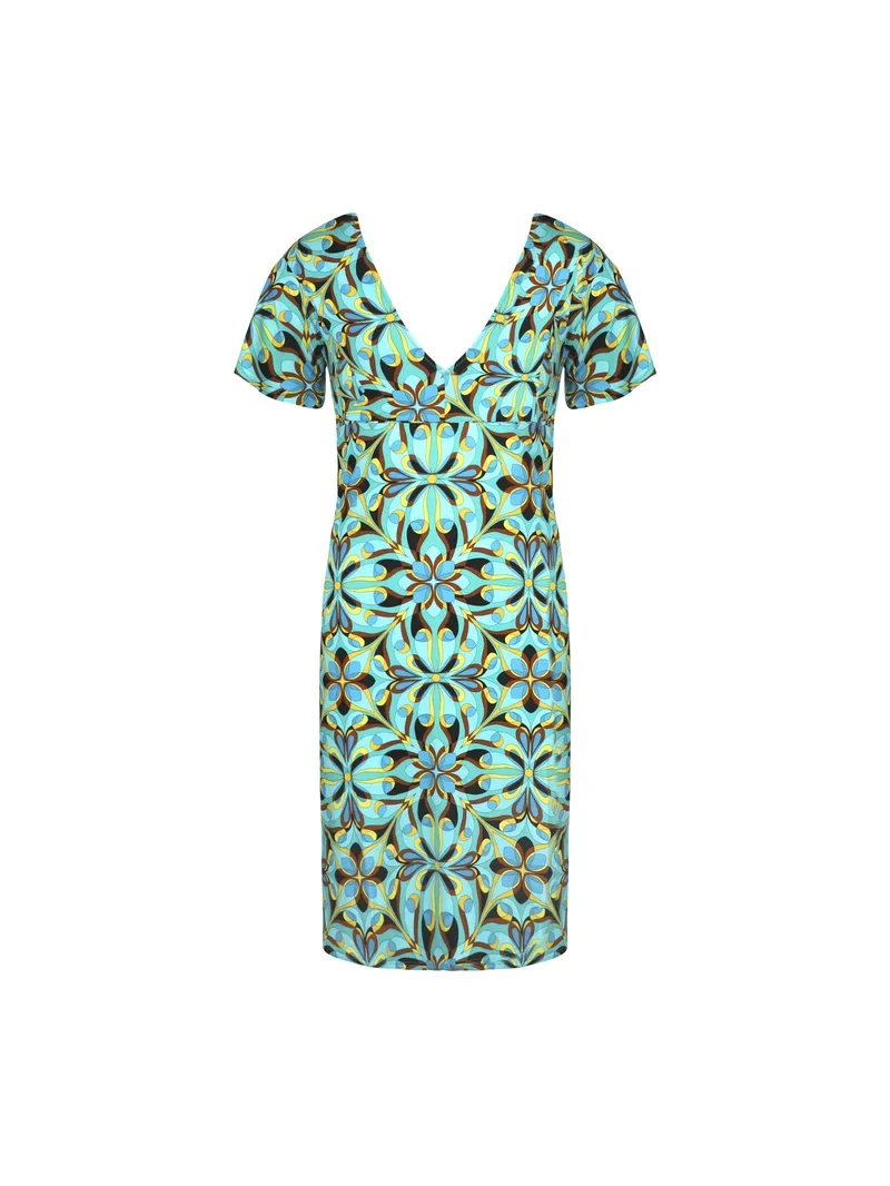 Antigel Swimwear von Lise Charmel - La Psychedelique Town Dress Bleu Vibrant