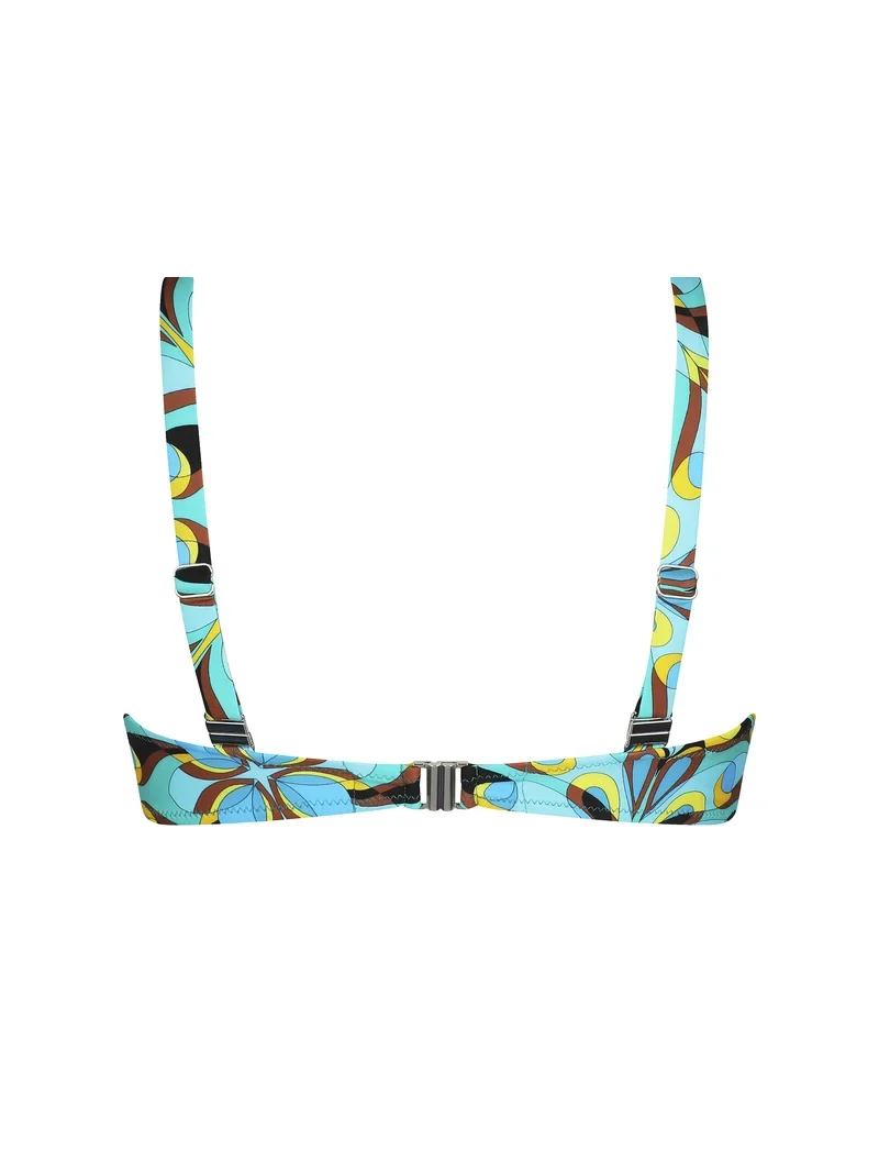 Antigel Swimwear von Lise Charmel - La Psychedelique Neckholder-Bikini-Oberteil mit Bügeln, Blau, leuchtend