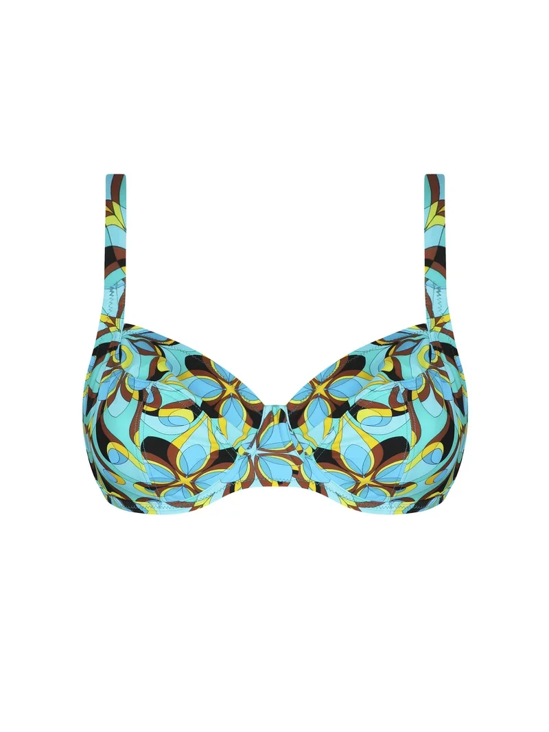 Antigel Swimwear von Lise Charmel - La Psychedelique Balconet Top Bleu Vibrant
