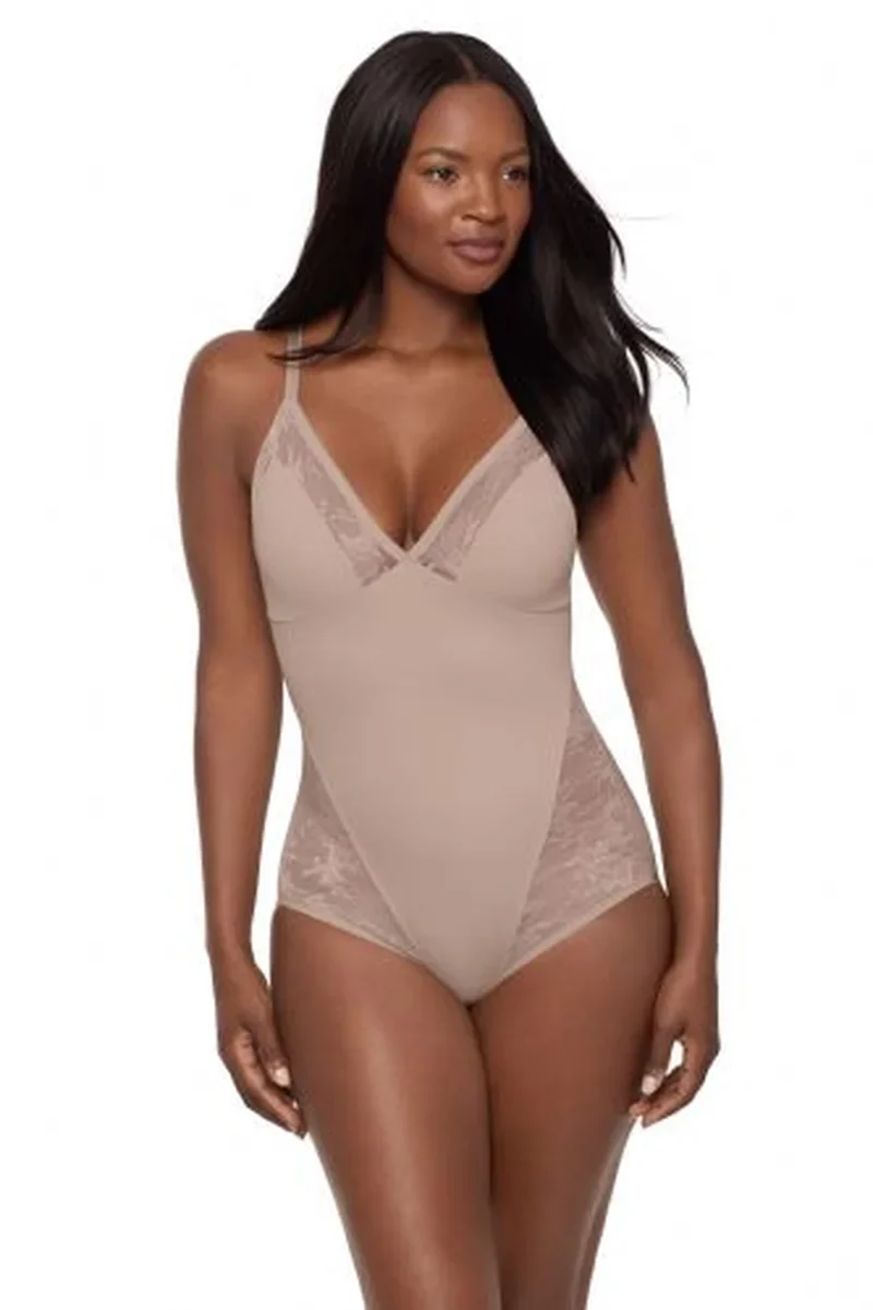 Miraclesuit Shapewear – Modern Romance Shaping Bodysuit Warm Beige