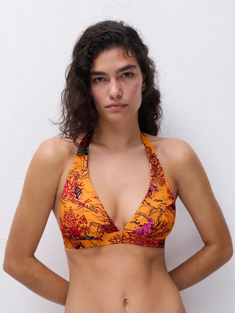 Chantelle Swimwear – Icon Wirefree Triangle Spacer Bra Light Mediterranean