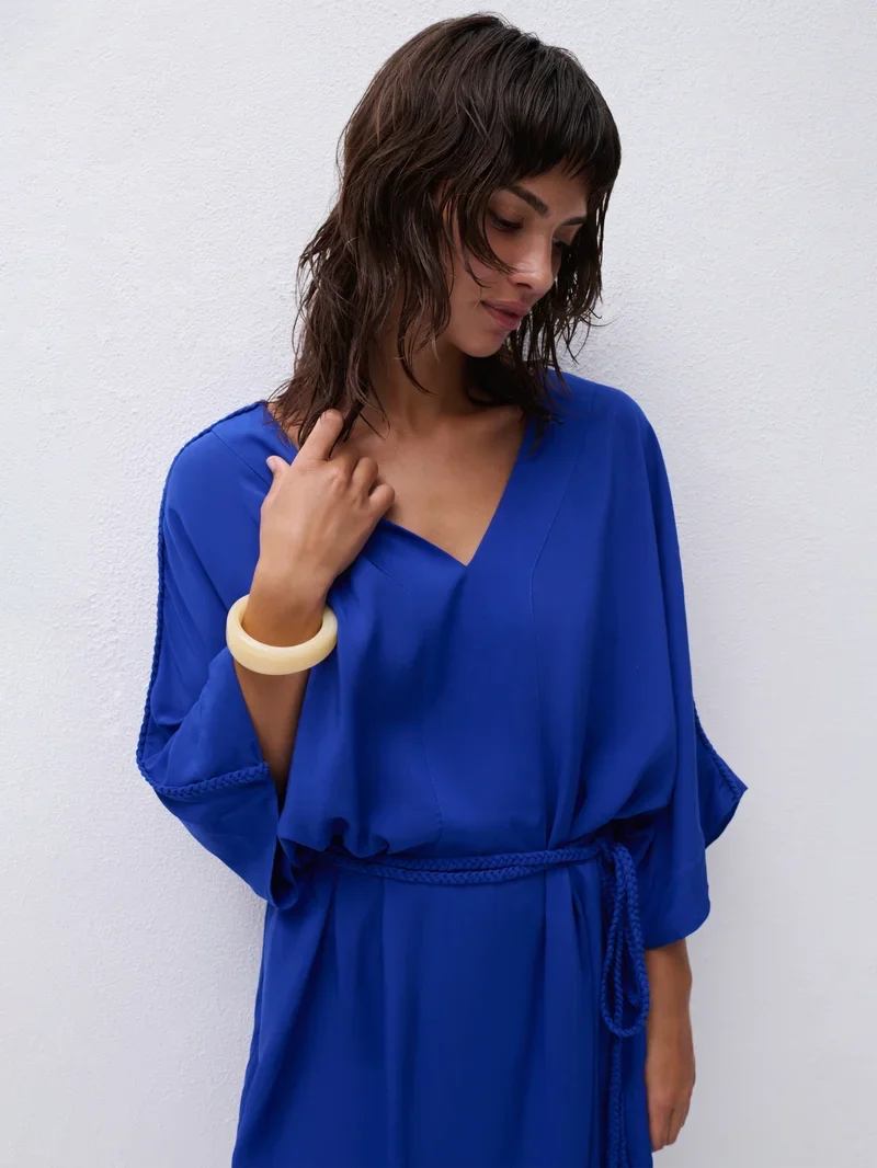 Chantelle Swimwear - Influence Short Kaftan Greek Blue