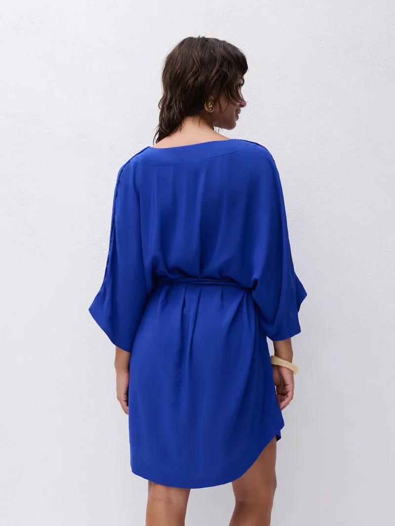 Chantelle Swimwear - Influence Short Kaftan Greek Blue
