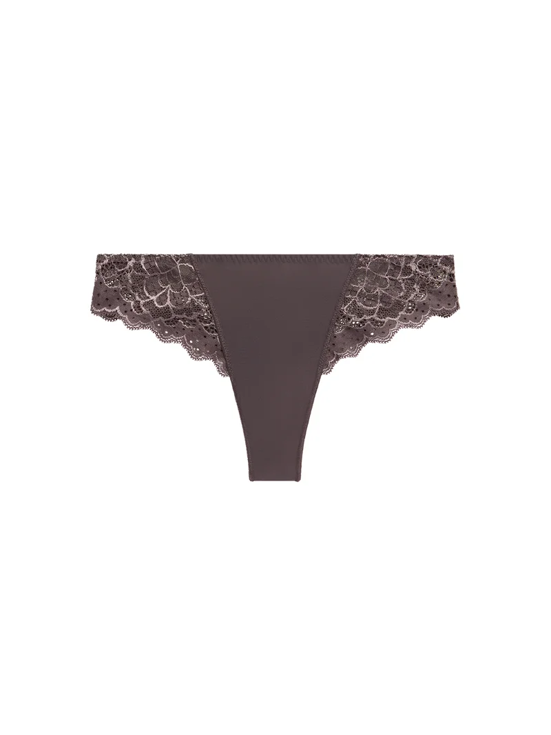 Simone Perele - Caresse Tanga Panty Graphitgrau