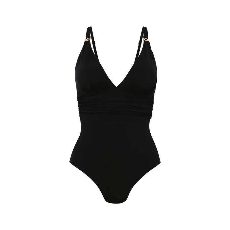 Rosa Faia Bademode - Pure Suit Luxe Badeanzug Schwarz