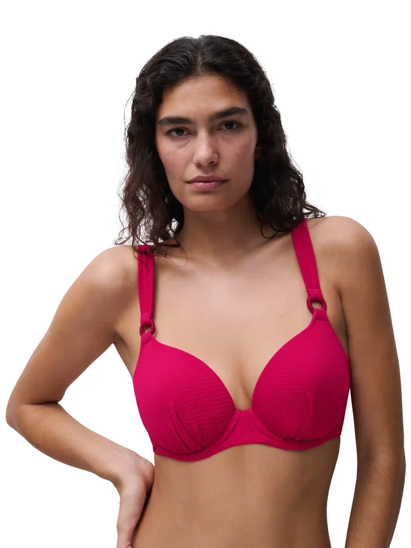 Femilet Swimwear - Navarino T-Shirt-BH Beerenmagenta