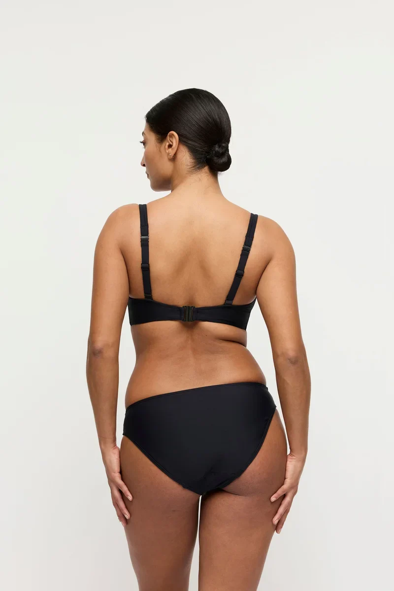 PrimaDonna Swimwear - Uvita Gepolstertes Bikini-Oberteil mit tiefem Ausschnitt Schwarz