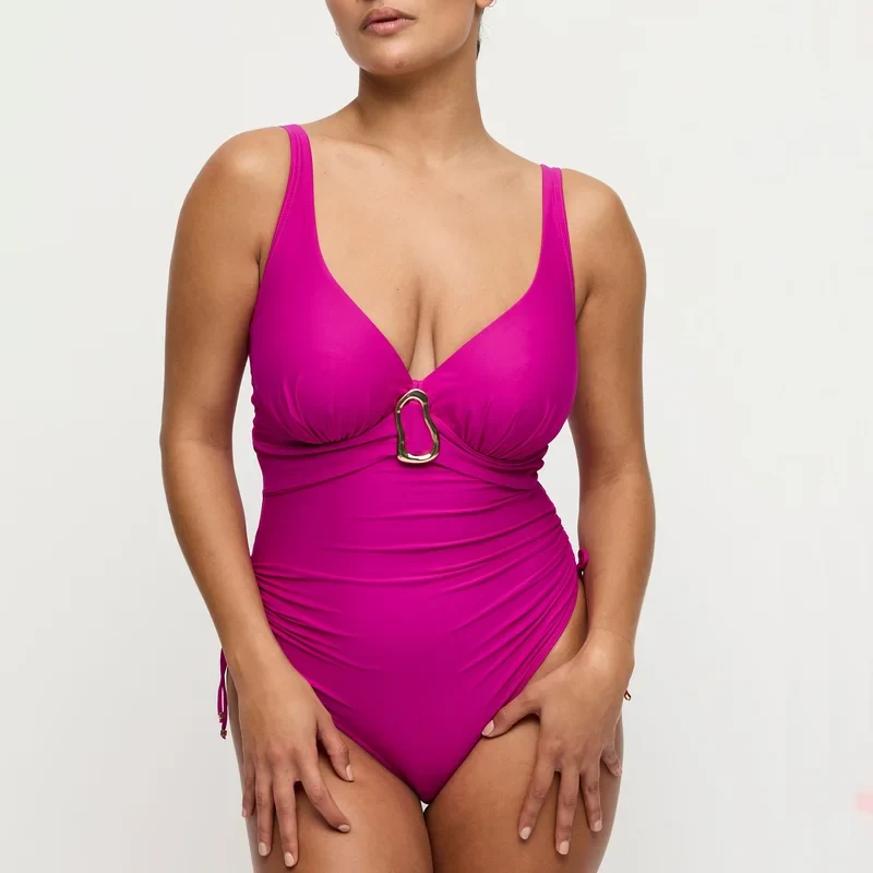 PrimaDonna Swimwear - Uvita Plunge Badeanzug Tiefes Magenta