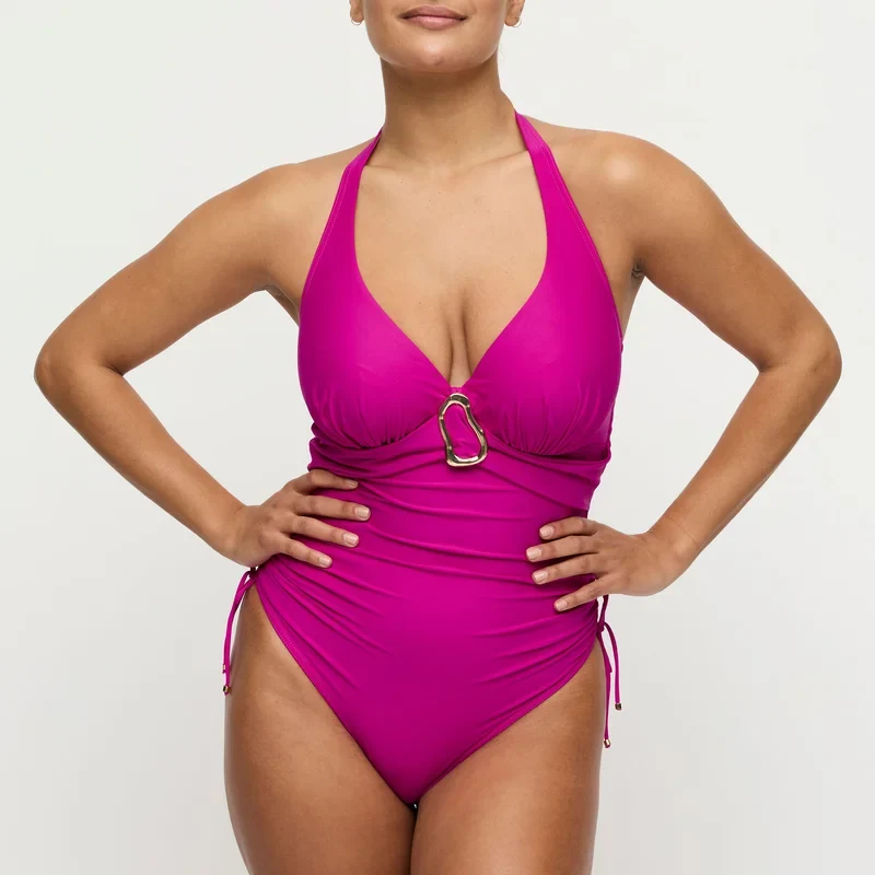 PrimaDonna Swimwear - Uvita Plunge Badeanzug Tiefes Magenta