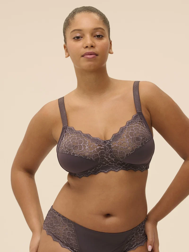 Simone Perele - Caresse Soft Cup BH Graphitgrau