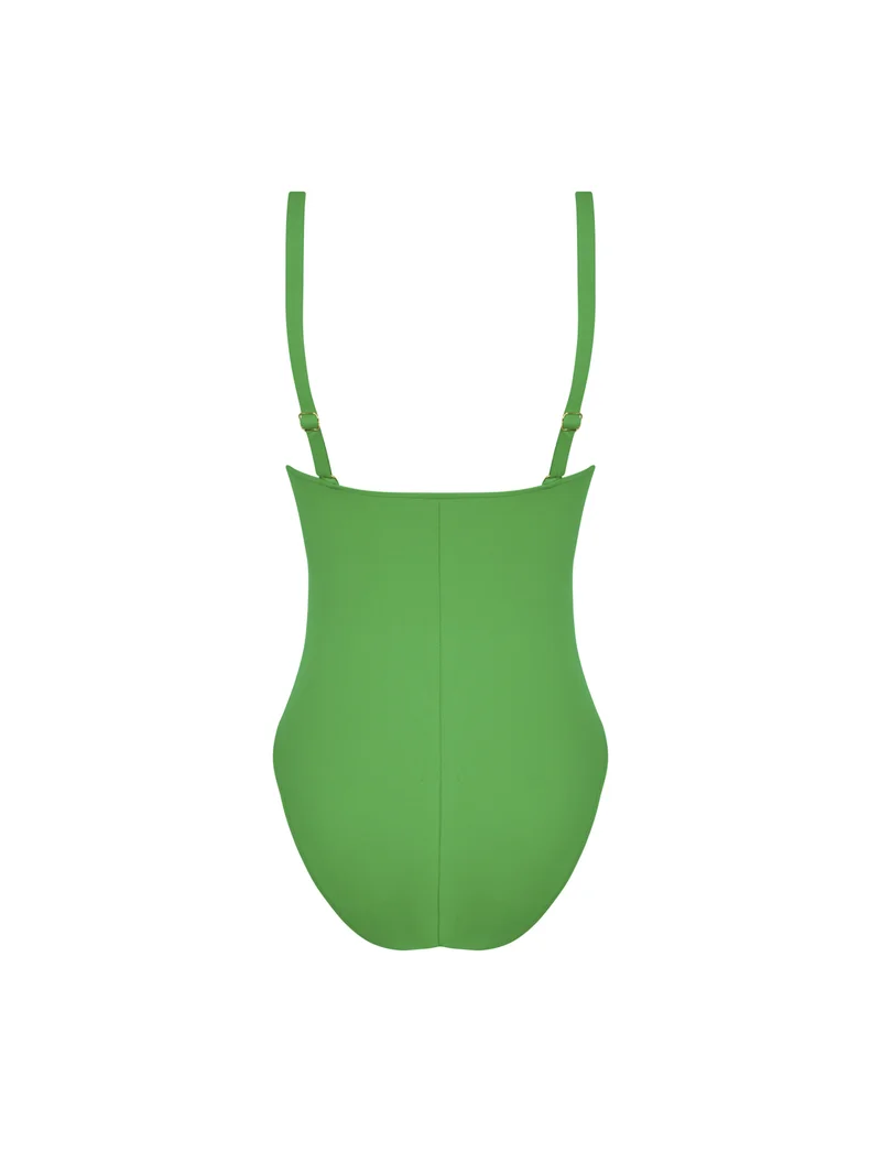 Lise Charmel Bademode - Sillage Couture Kabelloser Badeanzugträger Jewel Vert Sillage