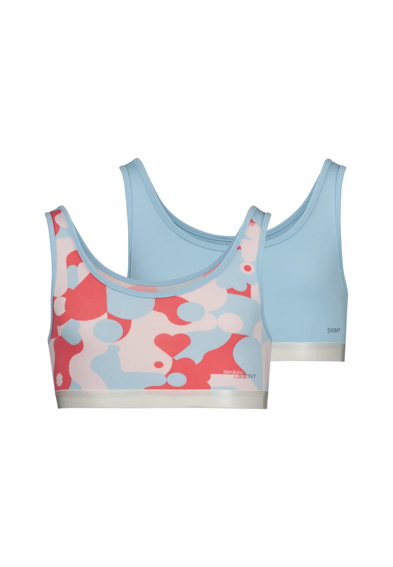 Cotton Elastic Girls crop top 2 pack | bloom selection 030007-08S852