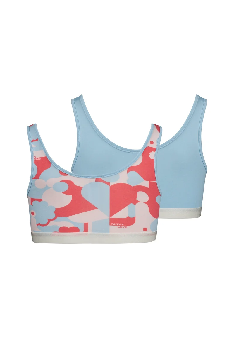 Cotton Elastic Girls crop top 2 pack | bloom selection 030007-08S852