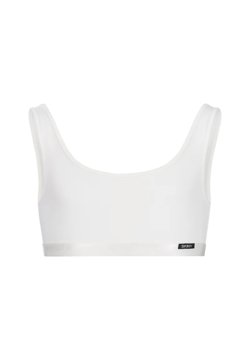 Cotton Elastic Girls crop top 2 pack | pearl selection 030007-08S140