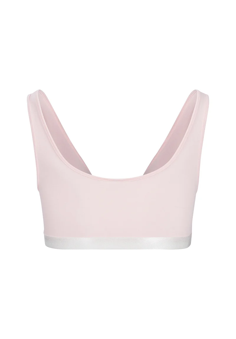 Cotton Elastic Girls crop top 2 pack | pearl selection 030007-08S140