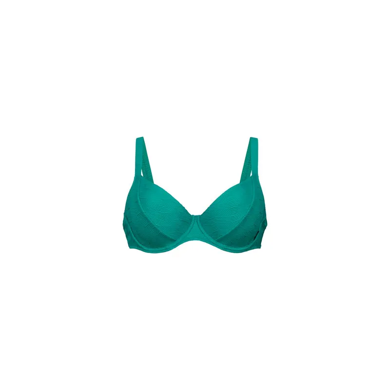 Rosa Faia Swimwear - Celine Bikini-Oberteil Aquagrün