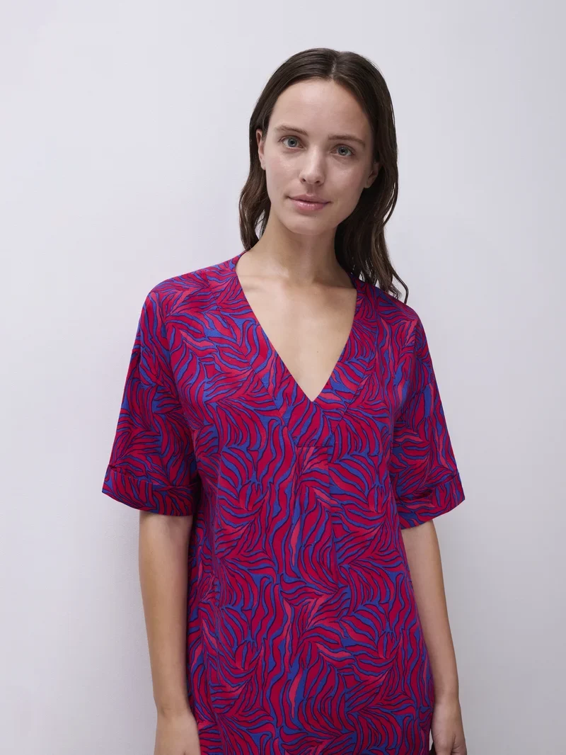 Femilet Bademode - Tilos kurzes Kleid Berry Jungle