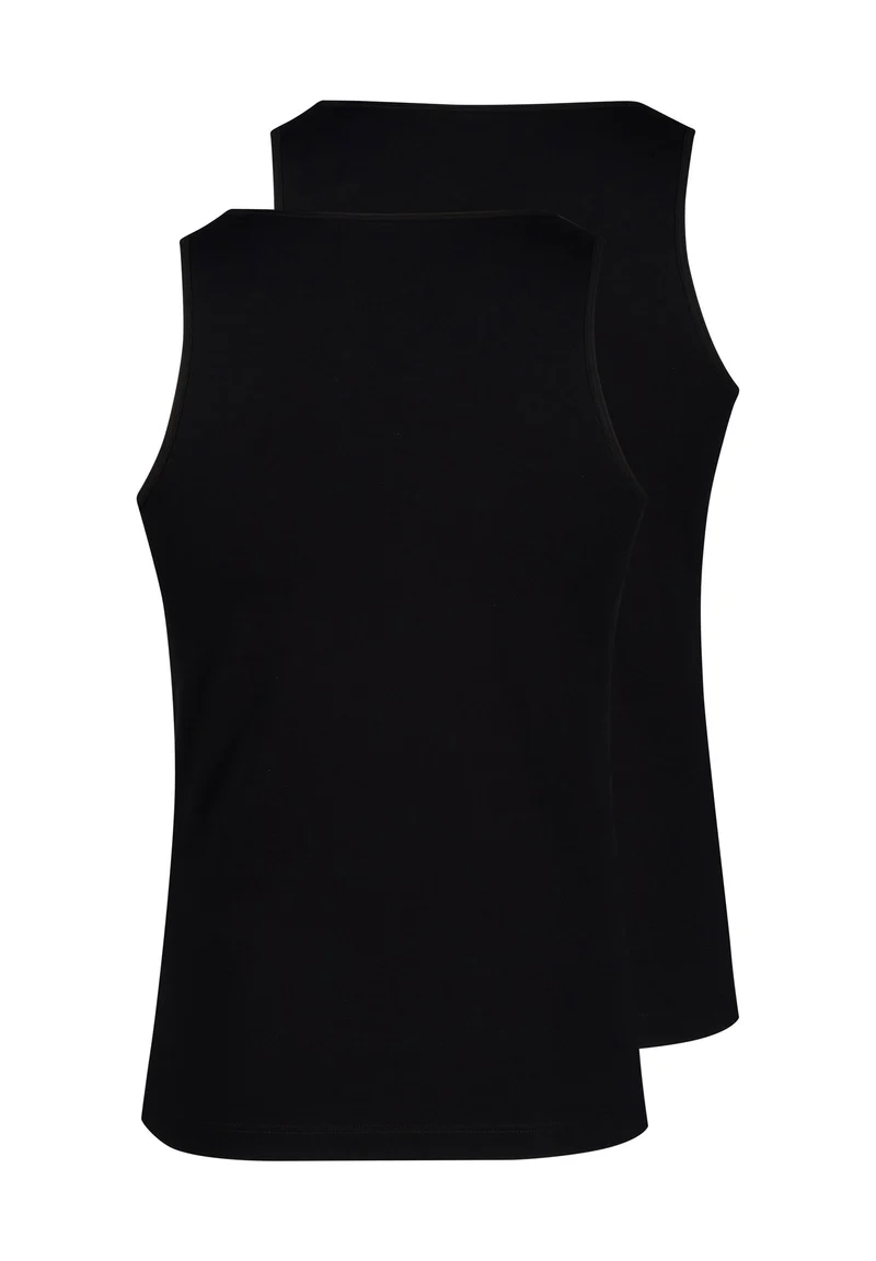 Cotton Multipack Tank Top 2 pack | black 087609-087665