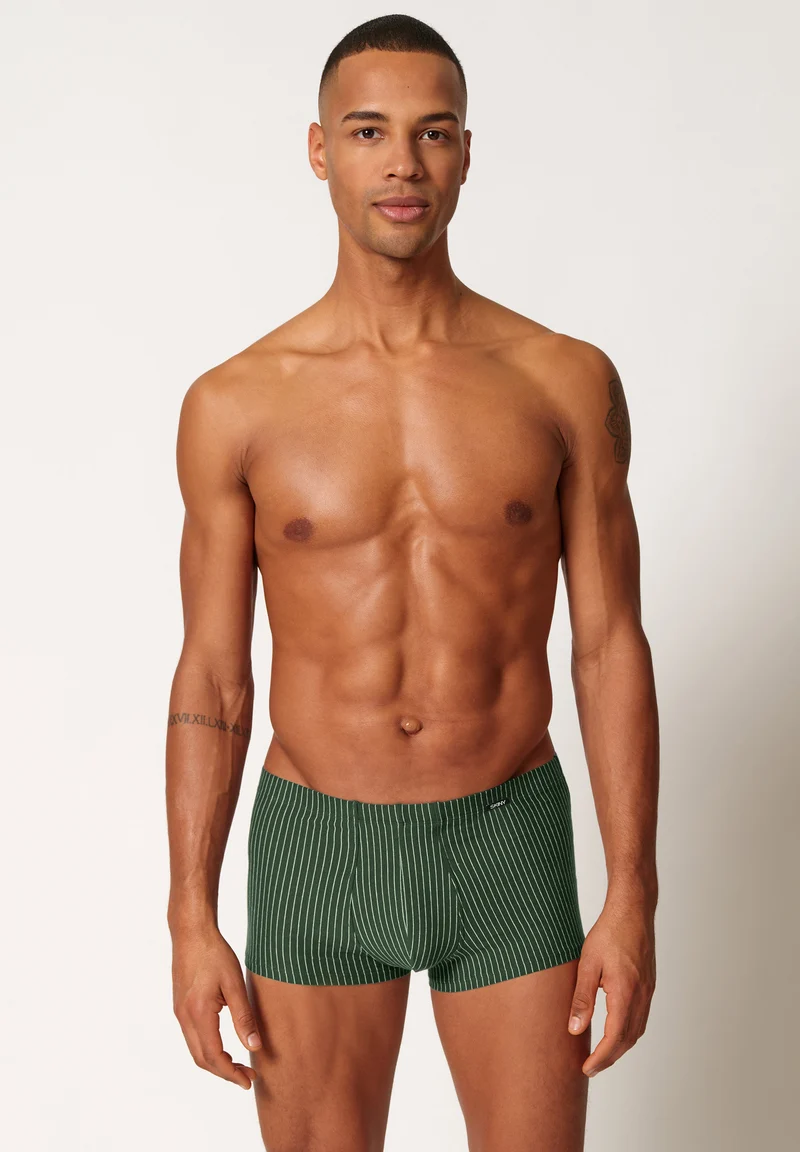Cotton Multipack Trunks 2 pack | olive stripes 087608-08S726