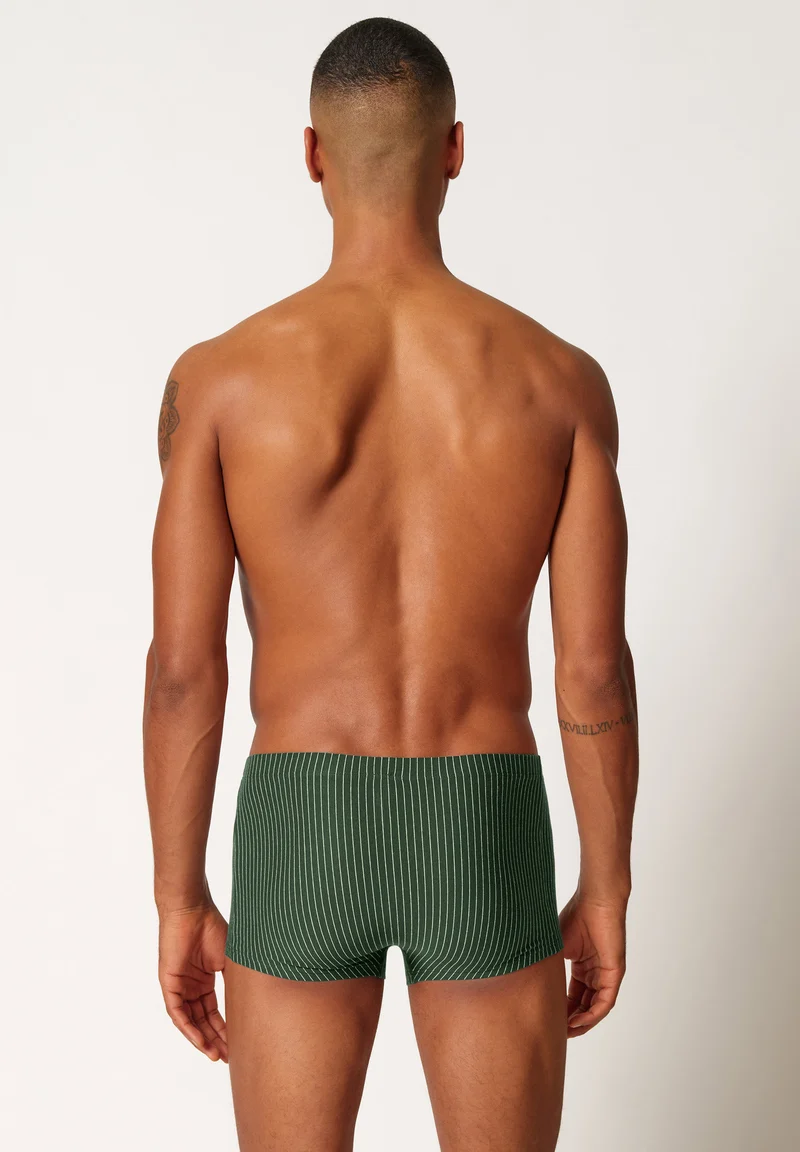 Cotton Multipack Trunks 2 pack | olive stripes 087608-08S726
