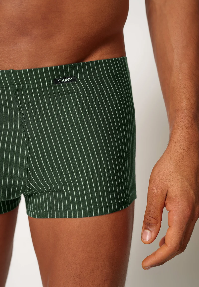 Cotton Multipack Trunks 2 pack | olive stripes 087608-08S726