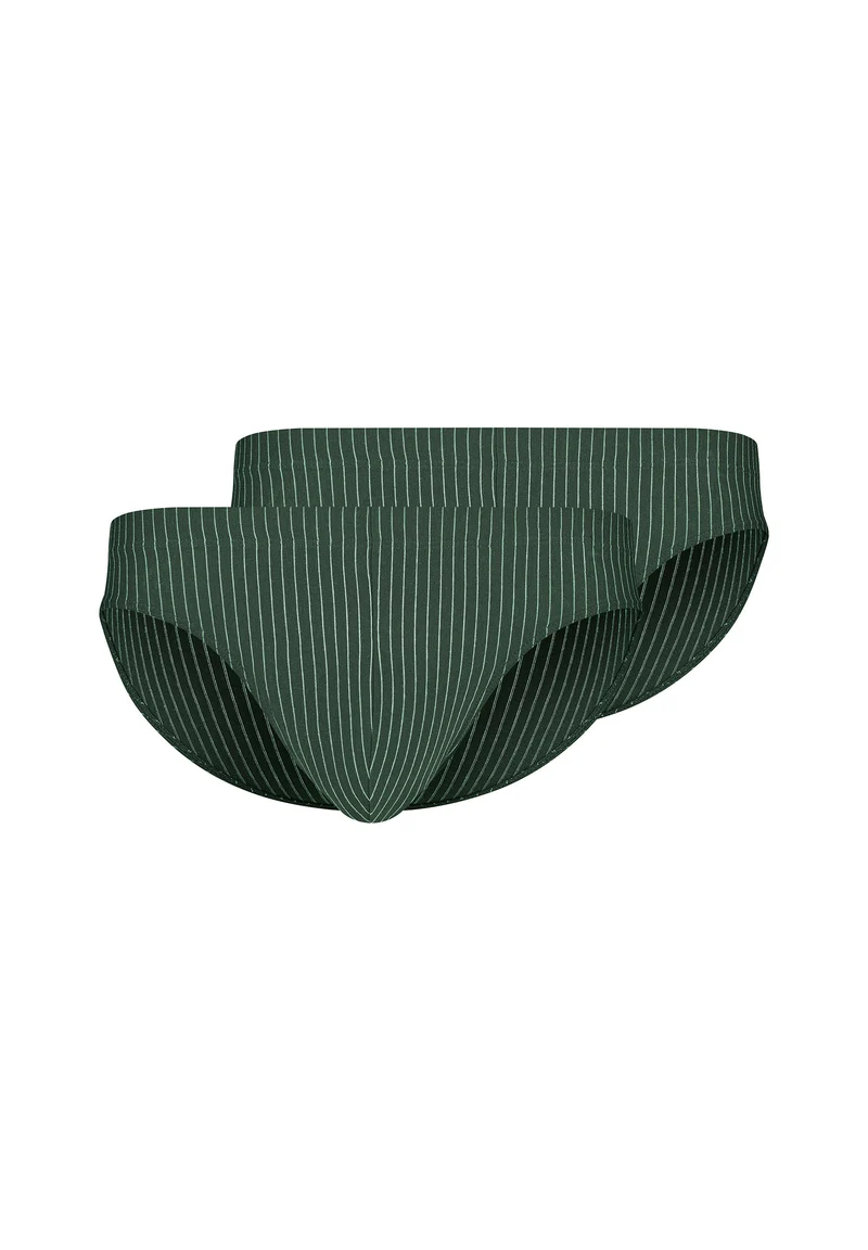 Cotton Multipack Briefs 2 pack | olive stripes 087607-08S726
