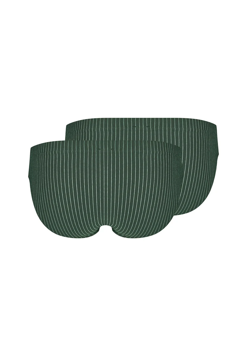Cotton Multipack Briefs 2 pack | olive stripes 087607-08S726