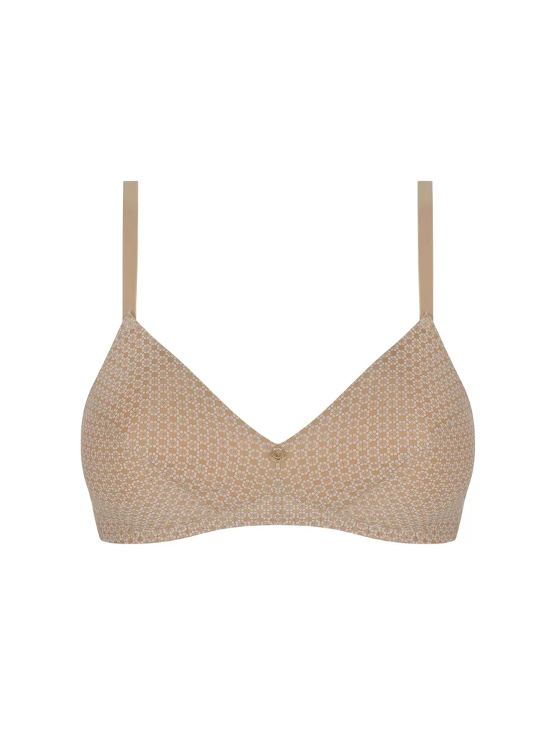 Antigel von Lise Charmel – Kabelloser Triangel-BH mit Pailletten, hautfarben