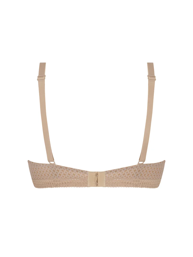 Antigel von Lise Charmel – Kabelloser Triangel-BH mit Pailletten, hautfarben