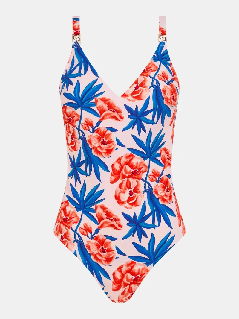 Chantelle Swimwear - Sauvage Wirefree Triangle Spacer Badeanzug Lorbeerblume