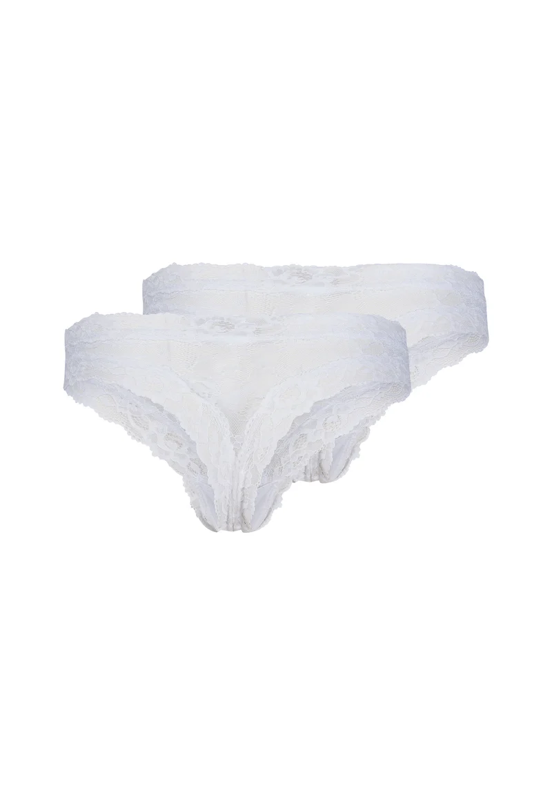 SKINY ADVANTAGE Lace Thong 2 pack | white 087433-080500
