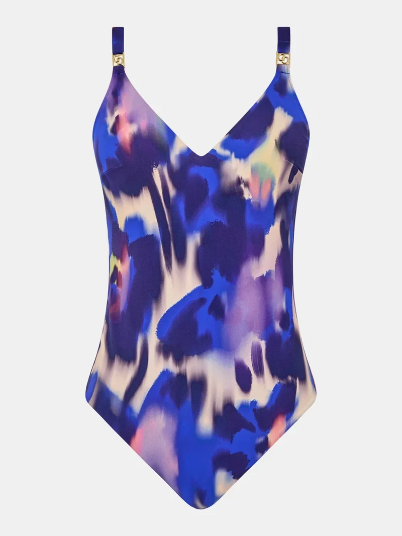 Chantelle Swimwear - Sauvage Wirefree Triangle Spacer Badeanzug Blurred Night