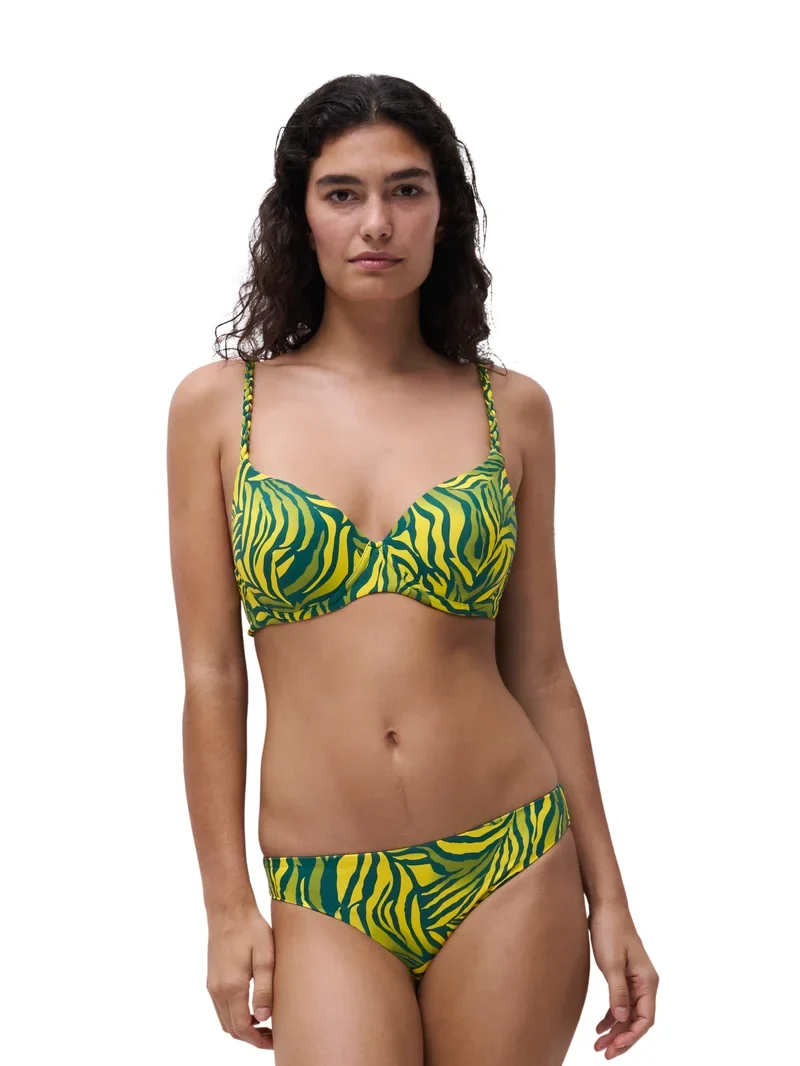 Femilet Bademode - Tidra T-Shirt Bikini Gelb Dschungel
