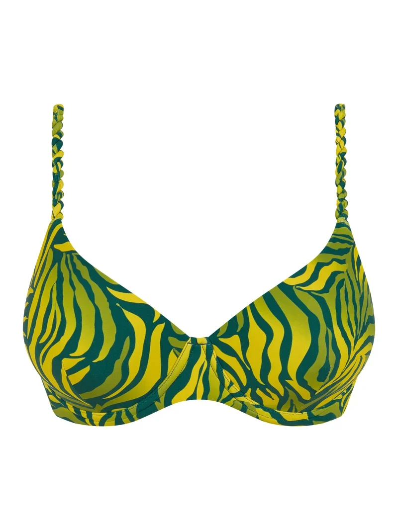 Femilet Bademode - Tidra T-Shirt Bikini Gelb Dschungel