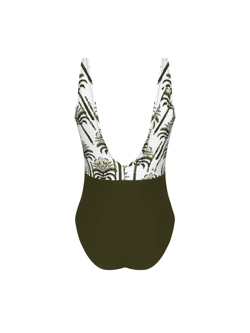 Lise Charmel Bademode - Palmier Audace Kabelloser Badeanzug Khaki Audace