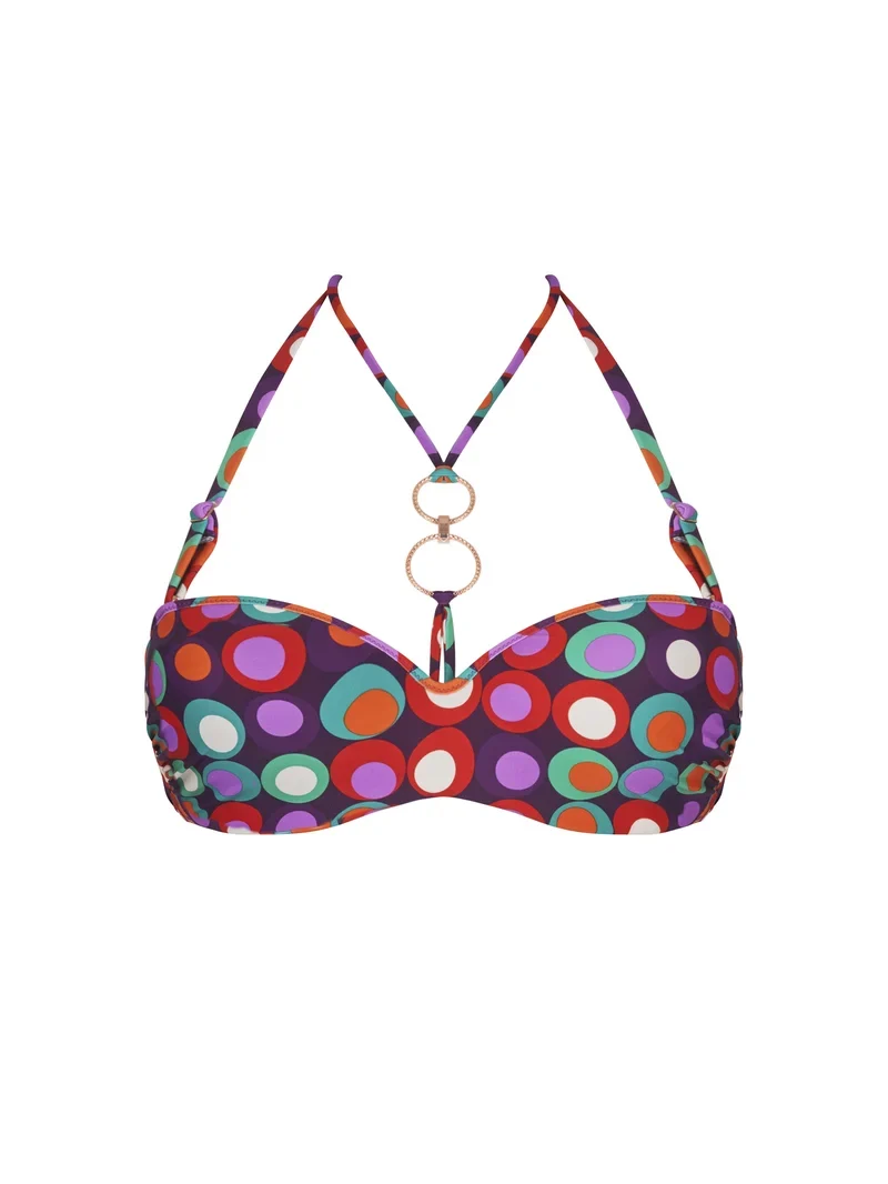 Antigel von Lise Charmel – La Pois Disco Trägerloser Bandeau-Bikini Pois Hippie