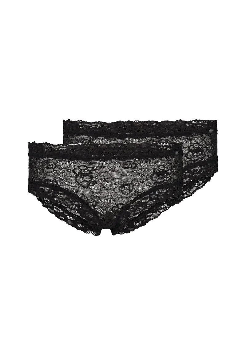 SKINY ADVANTAGE Lace Panty 2 pack | black 087432-087665