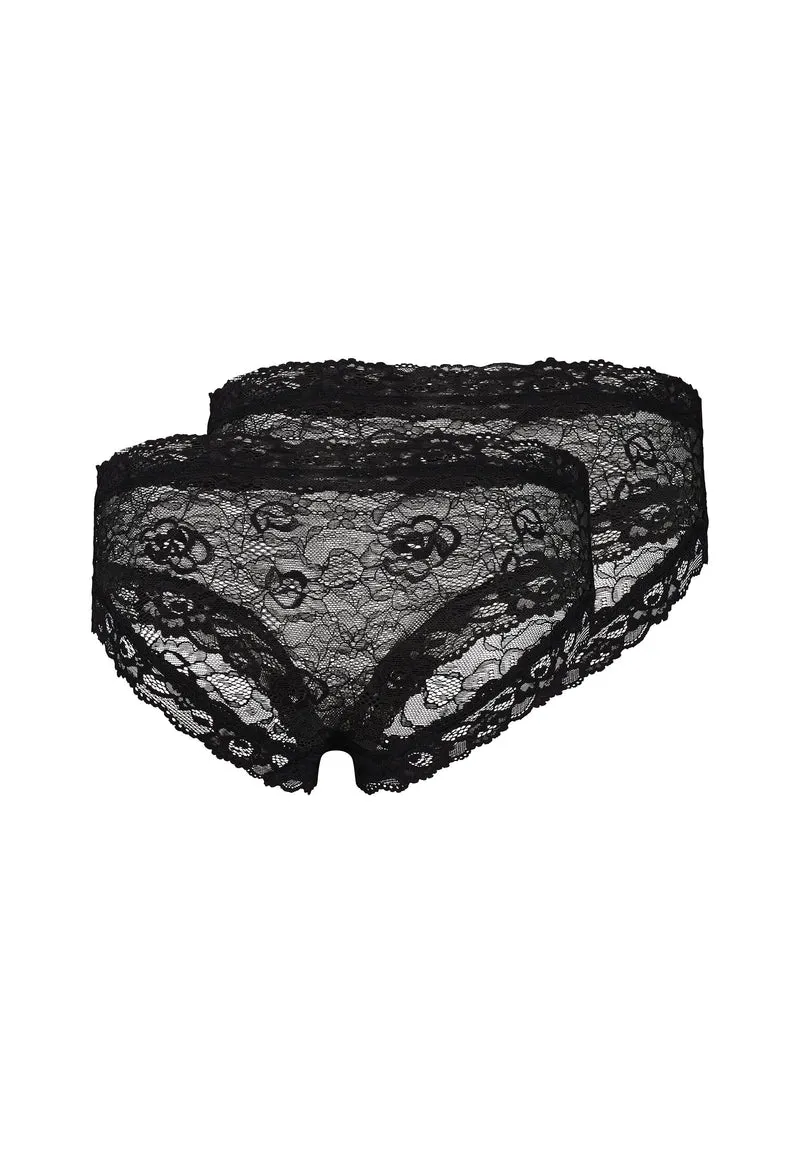 SKINY ADVANTAGE Lace Panty 2 pack | black 087432-087665