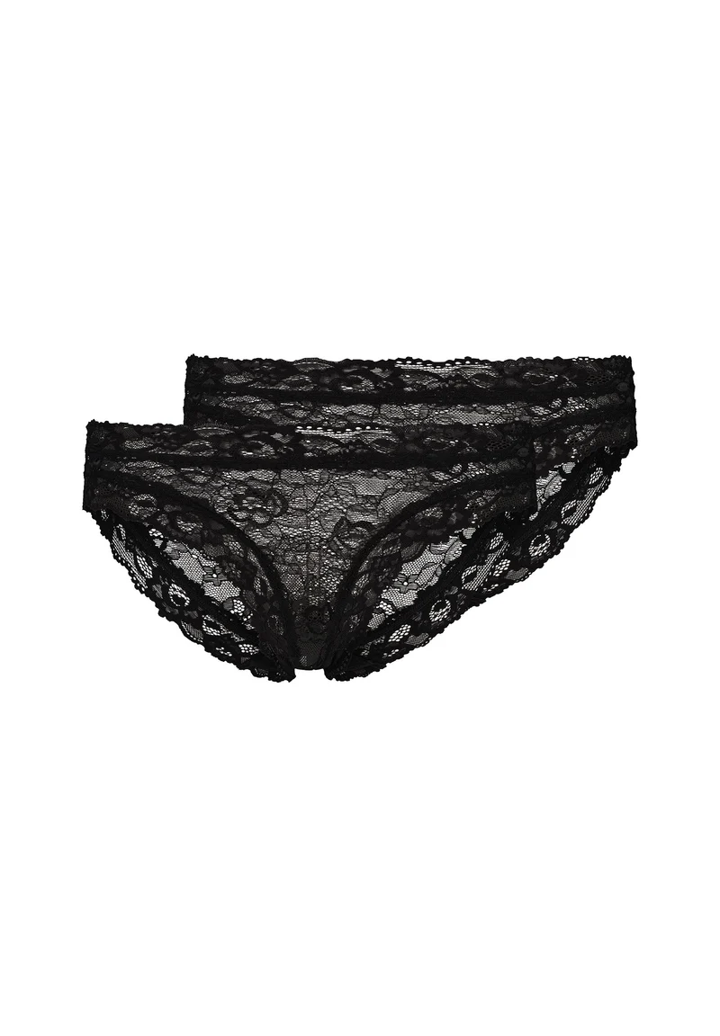SKINY ADVANTAGE Lace Bikini briefs 2 pack | black 087431-087665