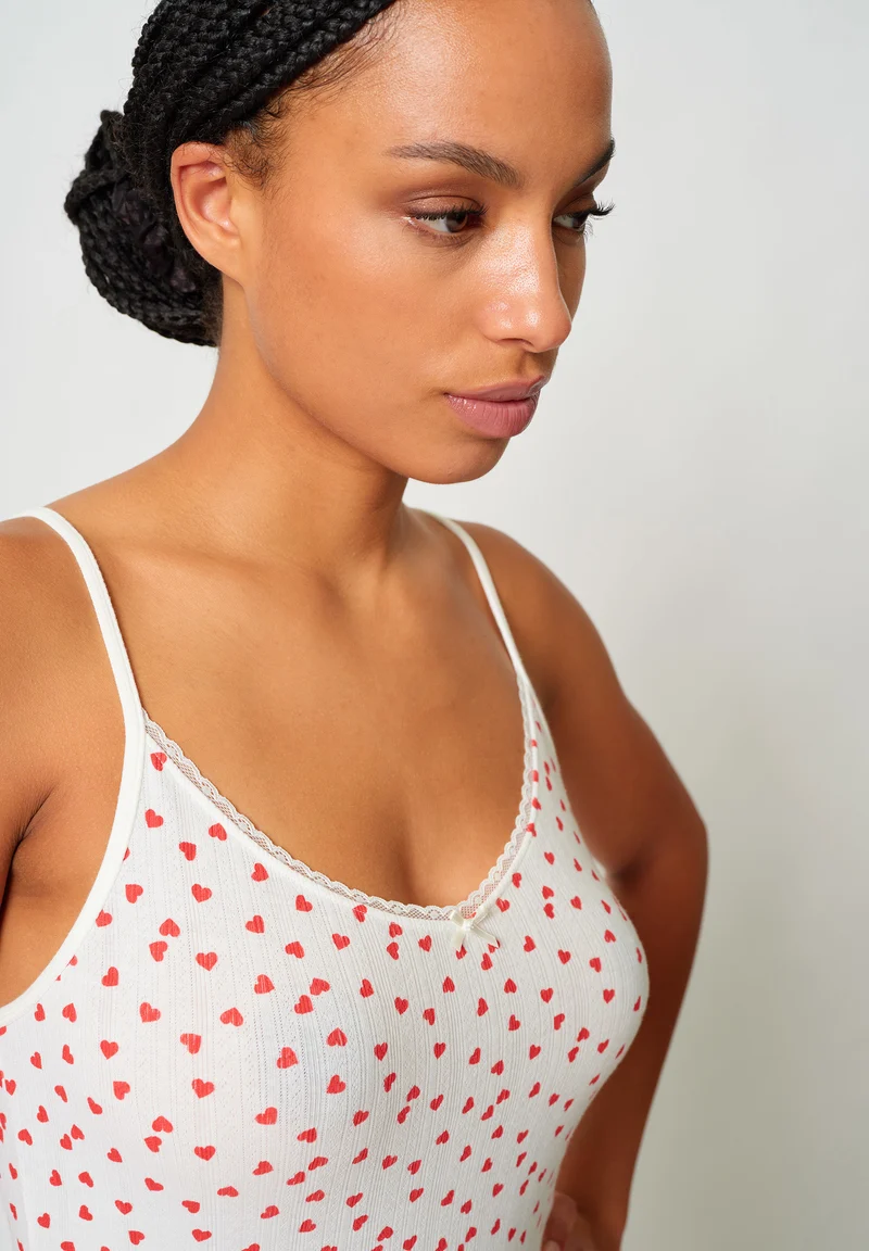 Night In Skiny 02 Nightdress | vday hearts red 087384-08A080