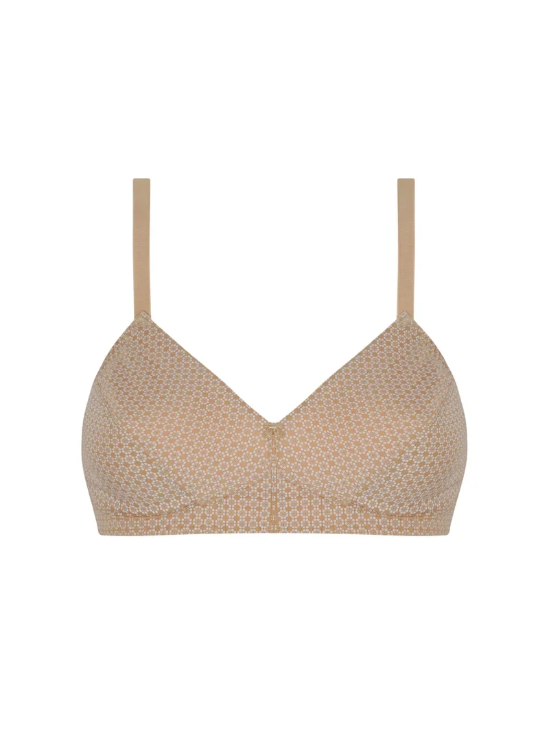 Antigel von Lise Charmel – Kabelloser Triangel-BH mit Pailletten, hautfarben