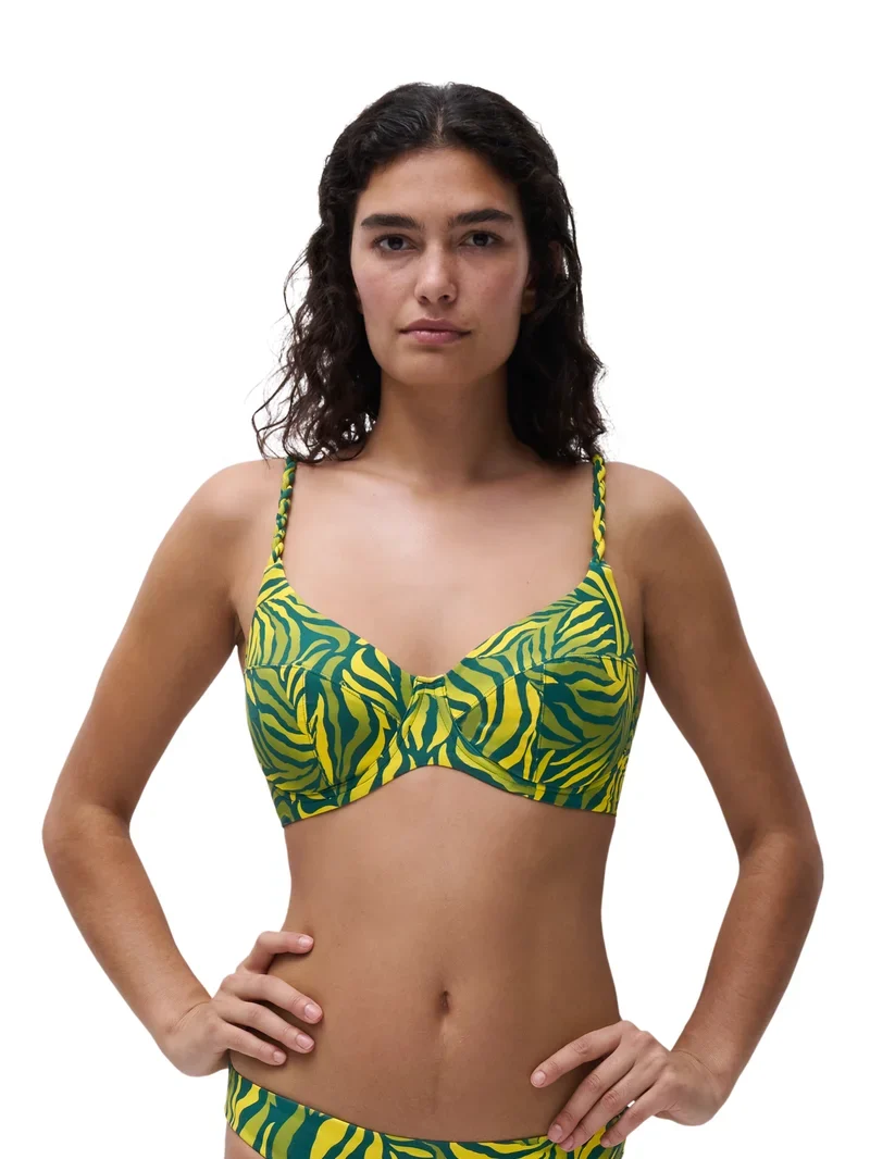 Femilet Swimwear - Tidra Bügel-Bikini Gelb Jungle