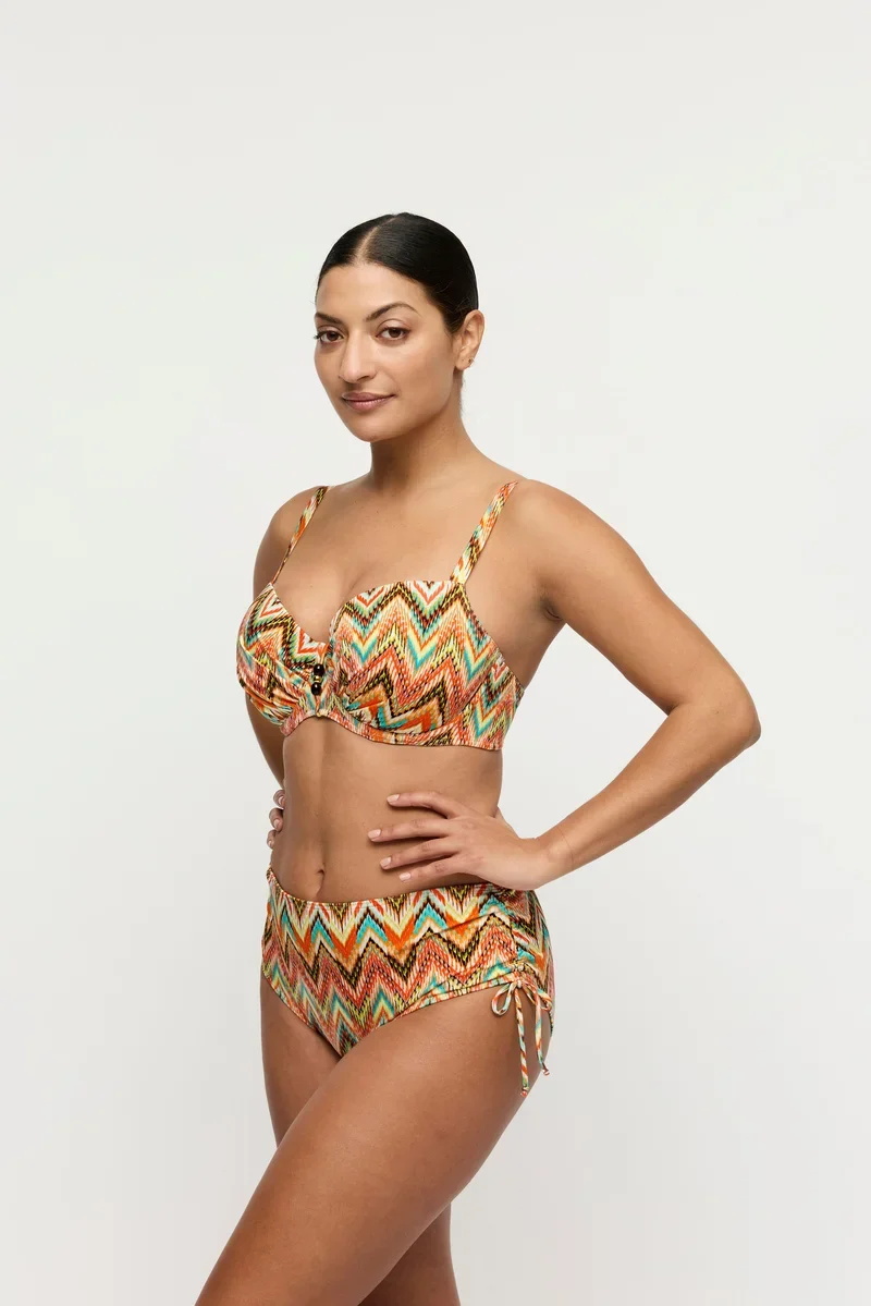 PrimaDonna Swimwear - Tubou gepolstertes Balconette-Bikini-Oberteil Ikat Sommer