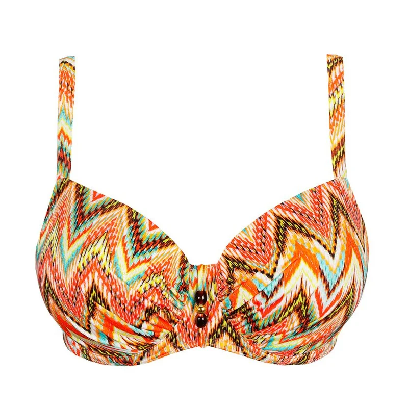 PrimaDonna Swimwear - Tubou gepolstertes Balconette-Bikini-Oberteil Ikat Sommer