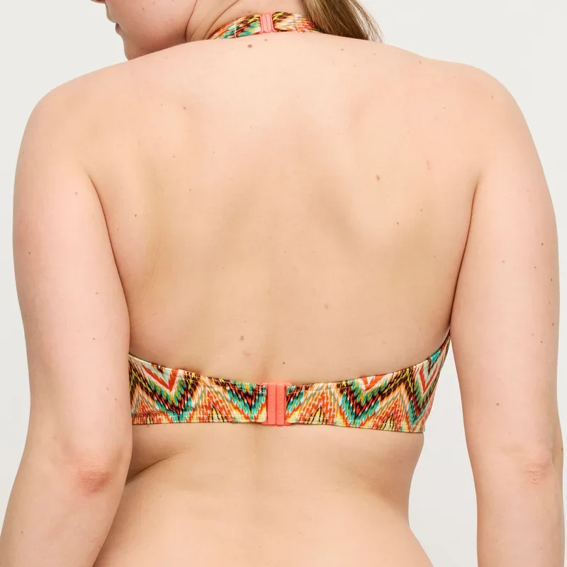 PrimaDonna Swimwear - Tubou Halbgepolstertes Bikini-Oberteil mit tiefem Ausschnitt, Ikat-Sommer