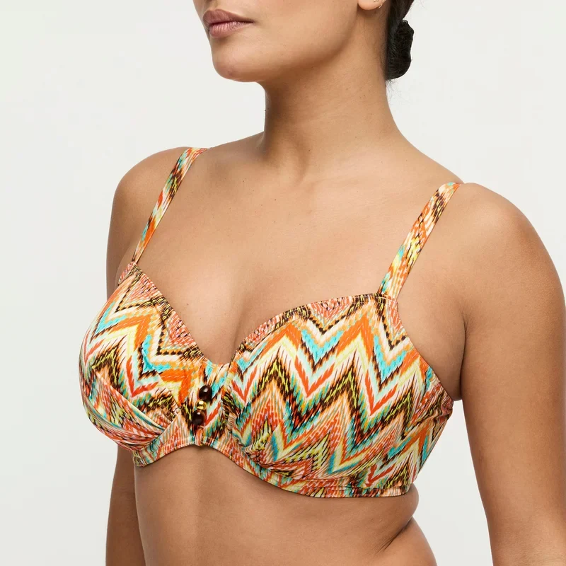 PrimaDonna Swimwear - Tubou Full Cup Bikini Top Ikat Sommer