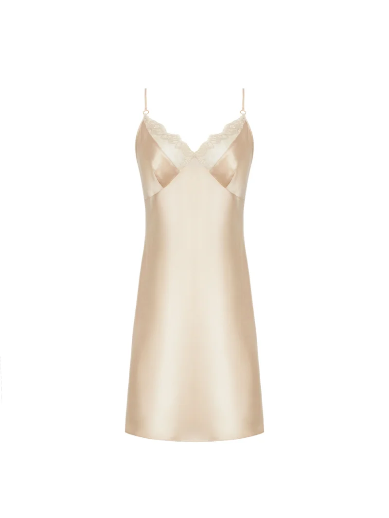 Lise Charmel – Elegantes Künstler-Nachtkleid „Nude Aura“
