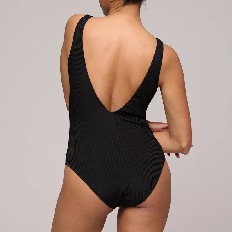 Marie Jo Swimwear - Emly Bügelloser Plunge-Badeanzug Schwarz