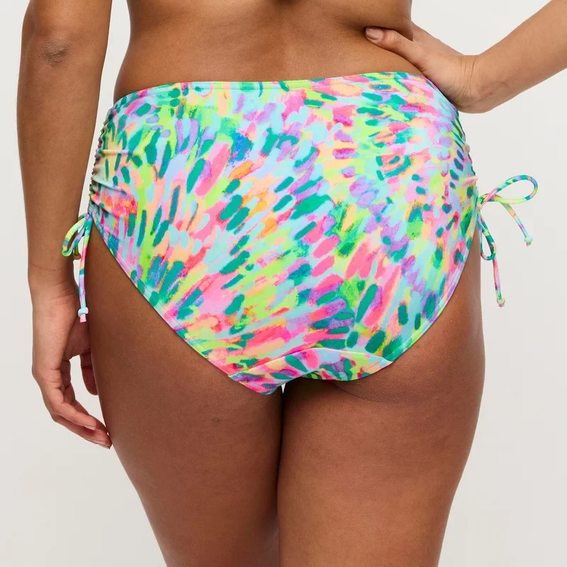 PrimaDonna Bademode - Douala Bikinihose mit durchgehendem Höschen, Seil-Design, impressionistischer Sommerstil