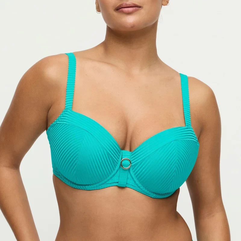 PrimaDonna Swimwear - Delray Gepolstertes Balkon-Bikini-Oberteil Meeresschildkröte